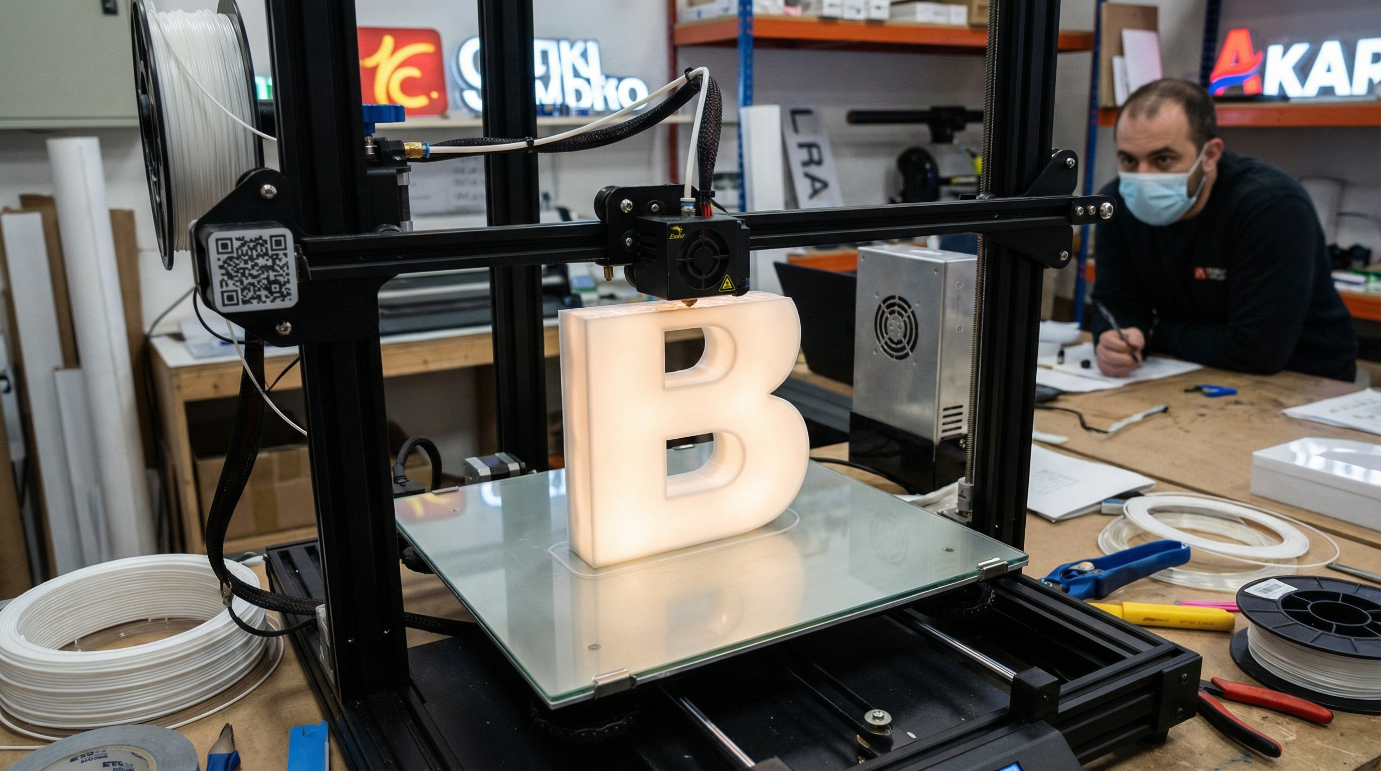 Impressão 3D para Letra Caixa